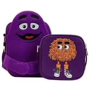 NWT Loungefly Crossbuddies McDonald’s Grimace Crossbody Bag Loungefly Crossbuddies McDonald main image 4